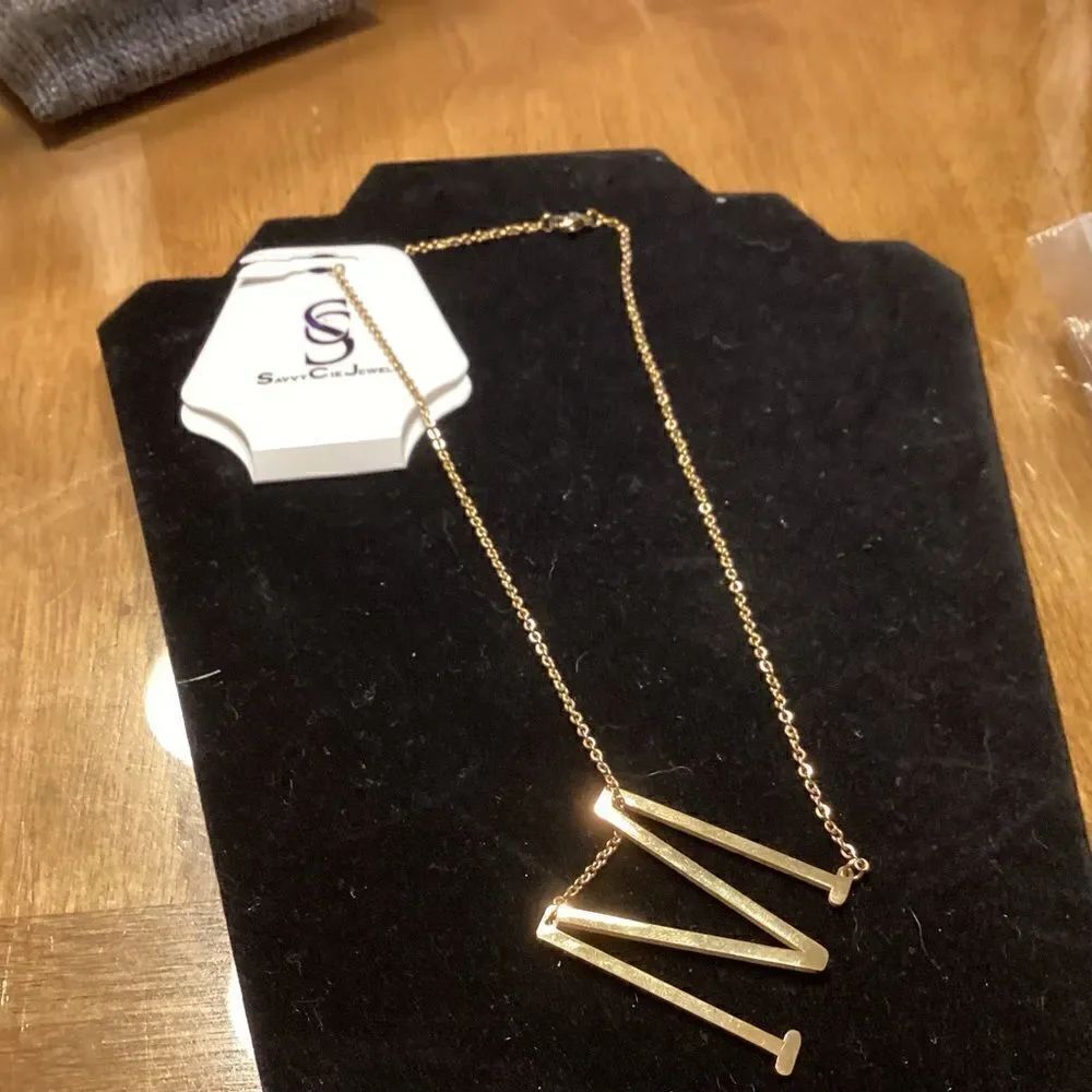Slideways Goldtone M/W? Necklace